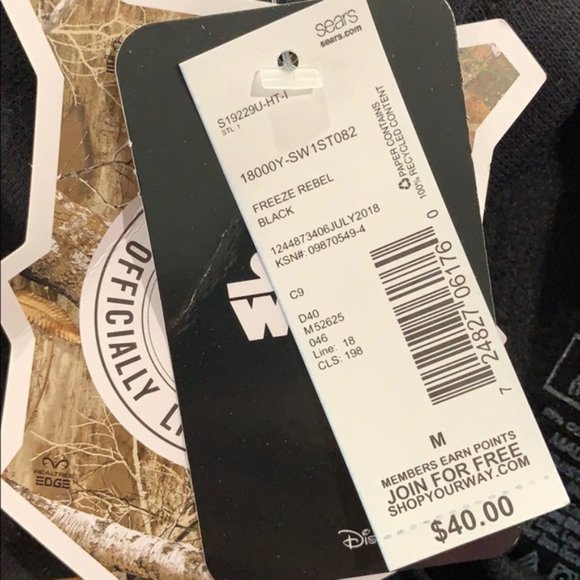 Star Wars Disney Sweatshirt Size Medium 10-12 NWT - Picture 5 of 5